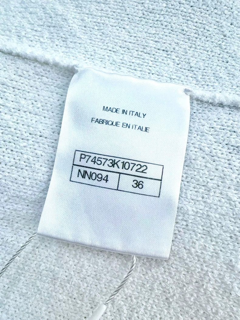 Chanel Chanel 23P white towel material lapel long sleeves Size XS / US 0-2 / IT 36-38 - 5 Thumbnail