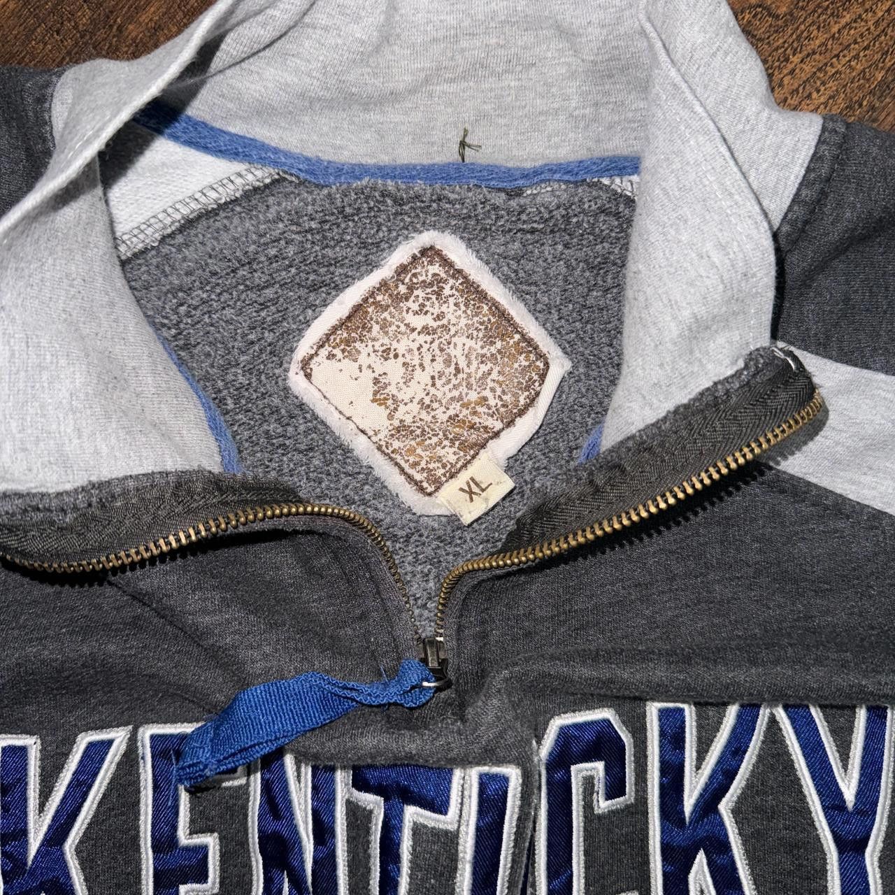 Designer super sick 90s kentucky quater zip sweater Size US XL / EU 56 / 4 - 2 Thumbnail