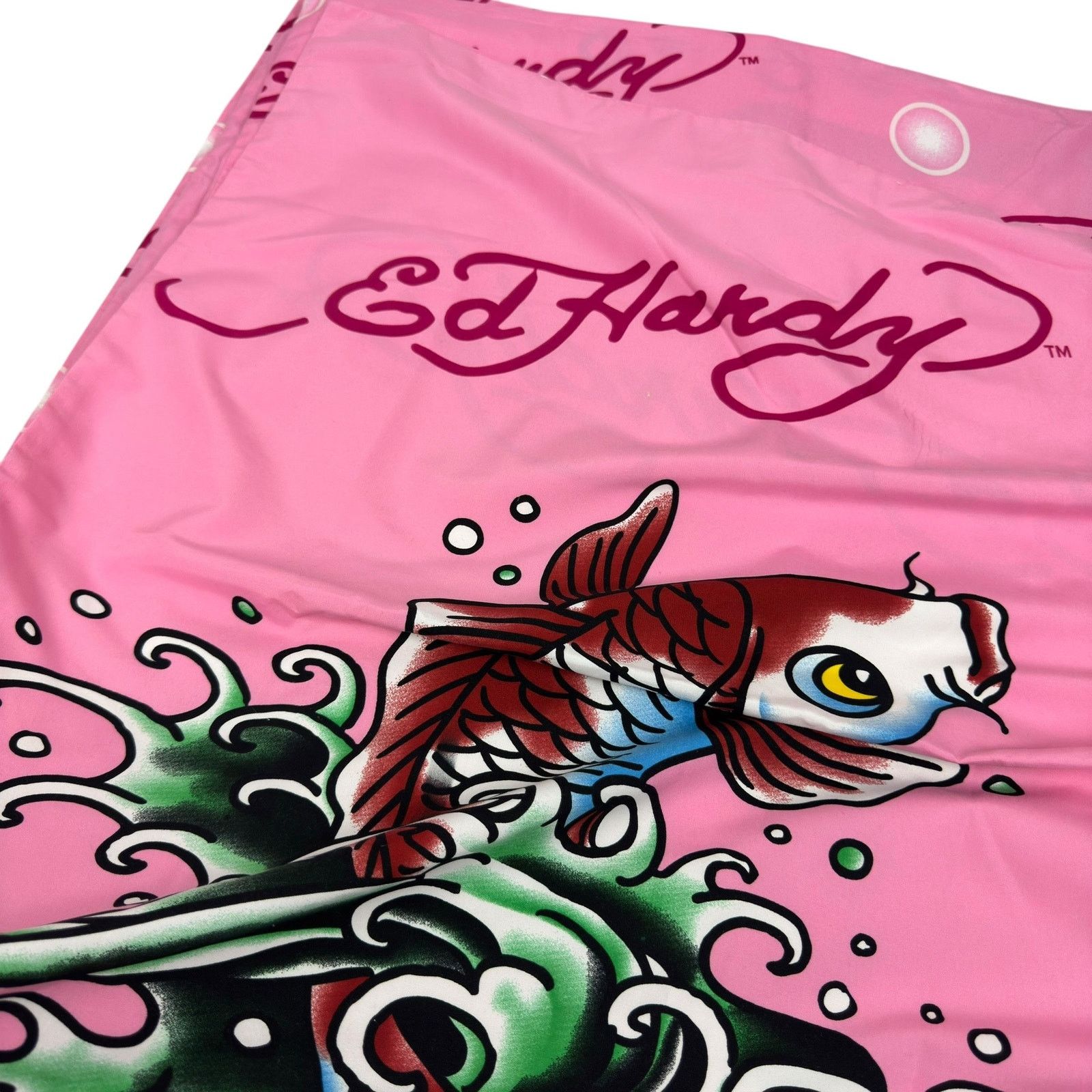 Ed Hardy × Japanese Brand Ed Hardy By Christian Audigier Pink Quilt & Pillow Cover Set Size ONE SIZE - 2 Thumbnail