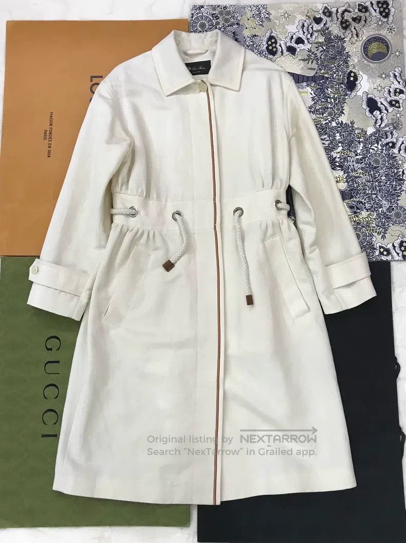 Loro Piana LORO PIANA White Tie Coat Jacket Size XS / US 0-2 / IT 36-38 - 1 Thumbnail