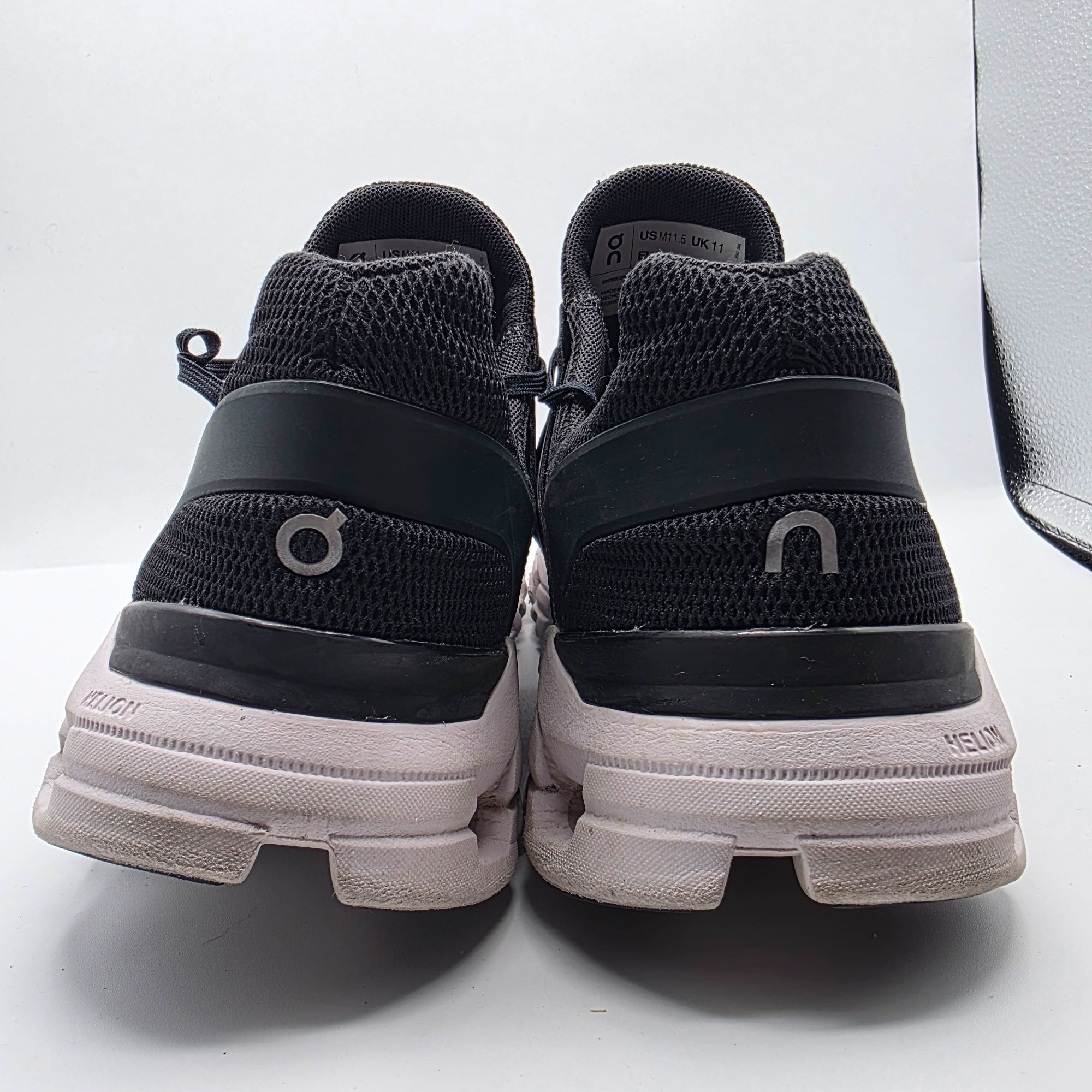 On On Running Cloudswift Mens Size 11.5 Black White Running Sho Size US 11.5 / EU 44-45 - 4 Thumbnail