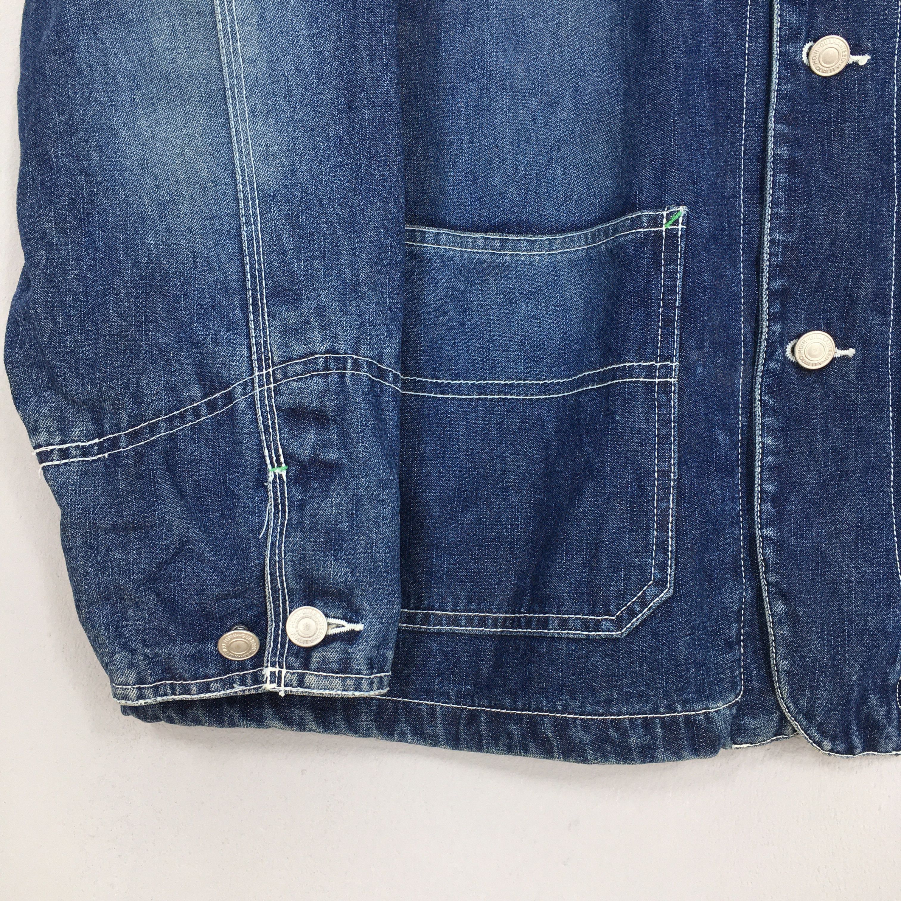 Other Vintage 1980s Radio Flyer Denim Chore Workers Jacket Large Size US L / EU 52-54 / 3 - 3 Thumbnail