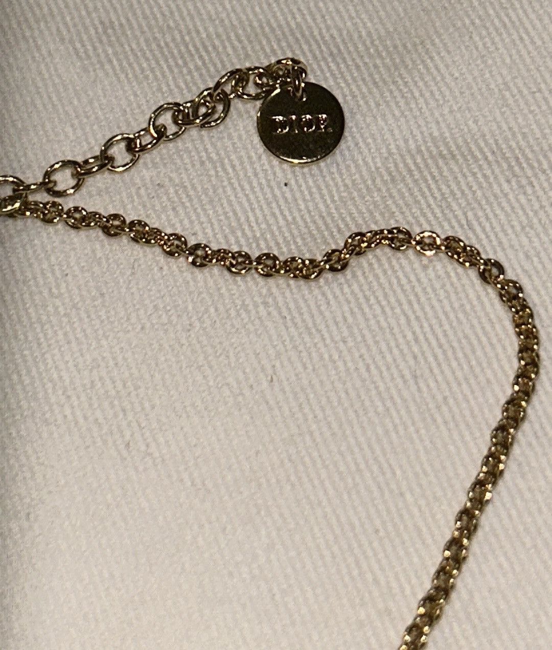 Dior Christian Dior PETIT CD NECKLACE Gold-Finish Metal Size ONE SIZE - 5 Thumbnail