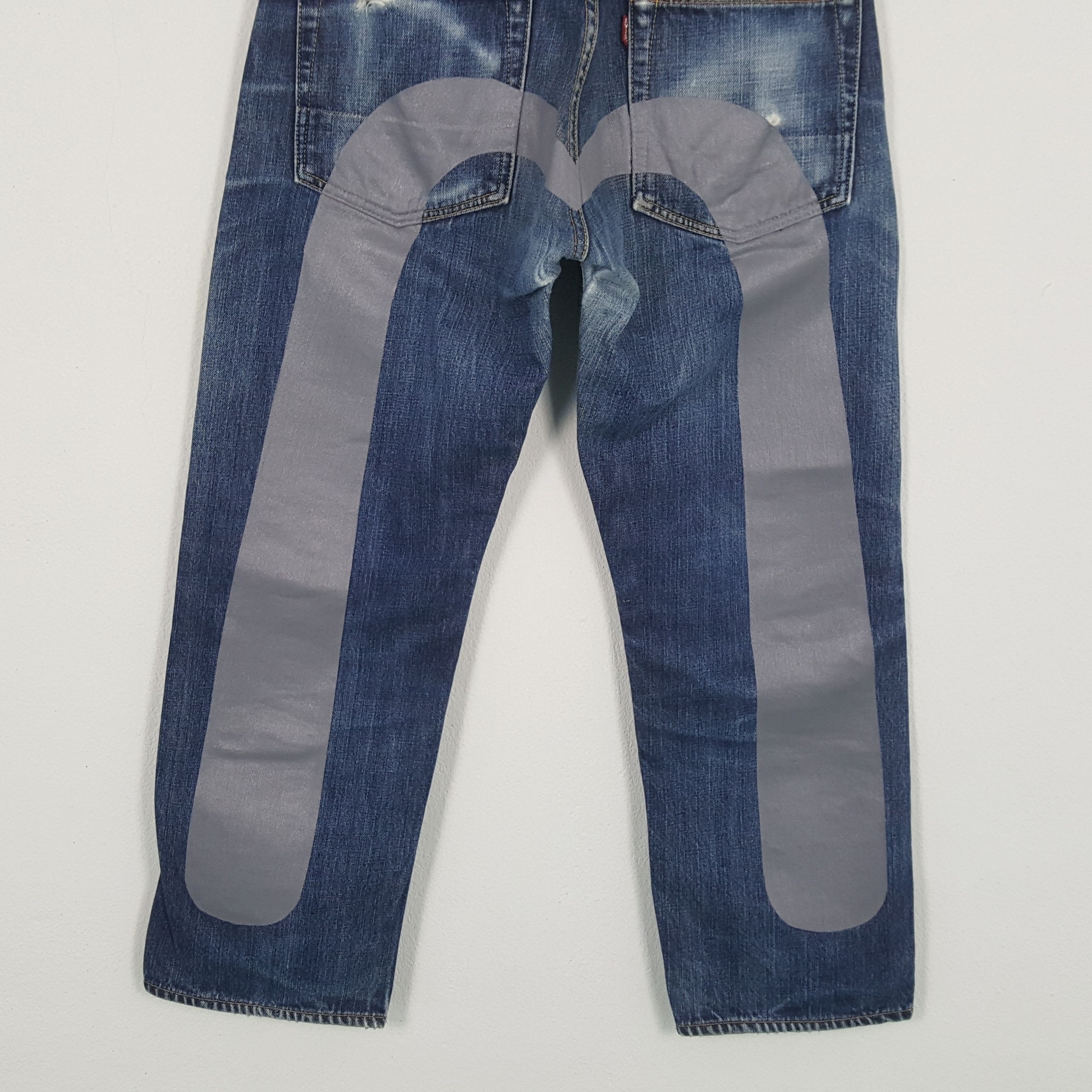 Japanese Brand × Vintage Yamane EVISU Japanese Brand Streetwear Custom Daicock Jeans Size US 29 - 3 Thumbnail