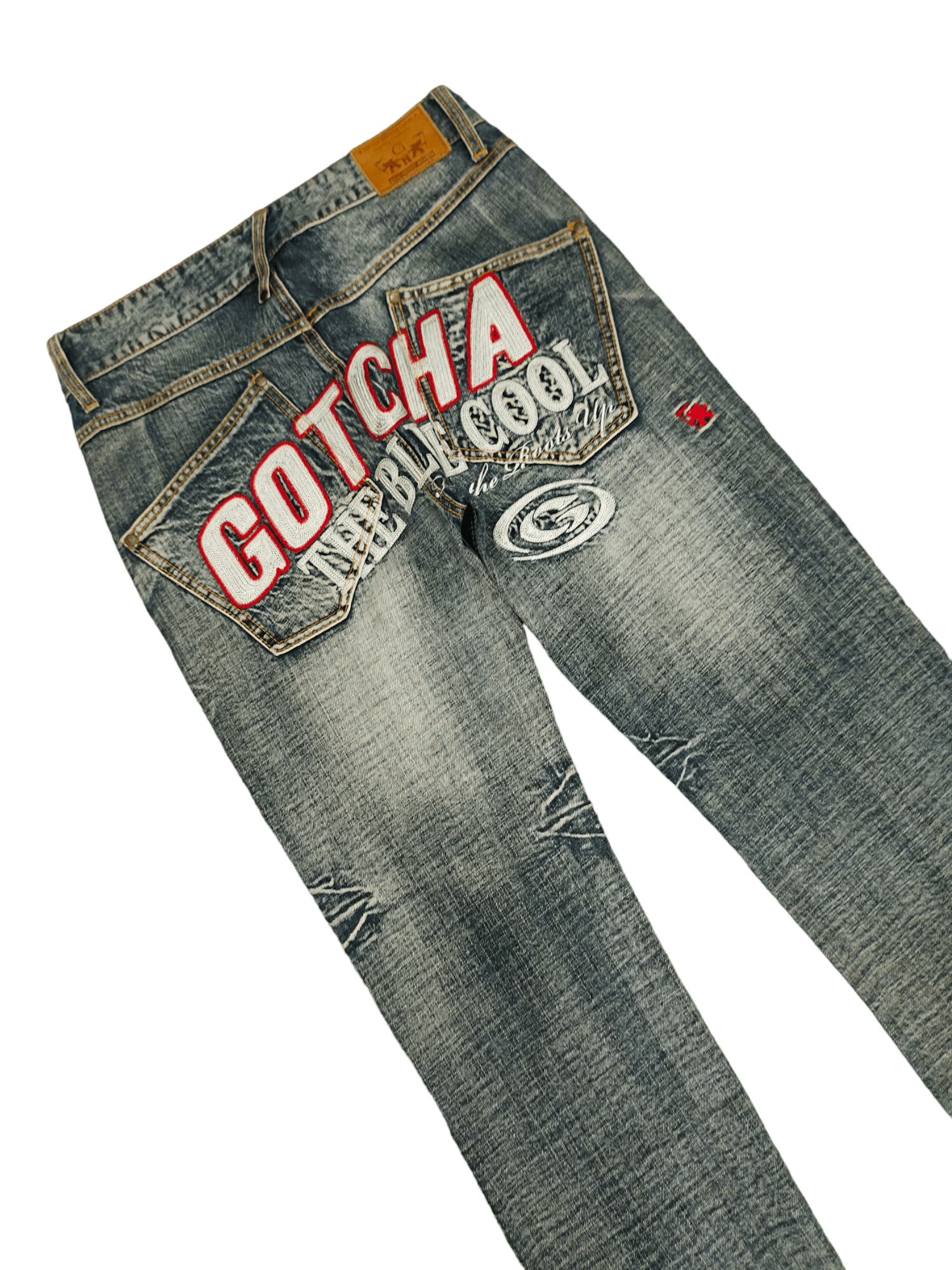 Gotcha Gotcha Clawmark Embroidered Denim jeans Undercovers Style Size US 32 / EU 48 - 6 Thumbnail