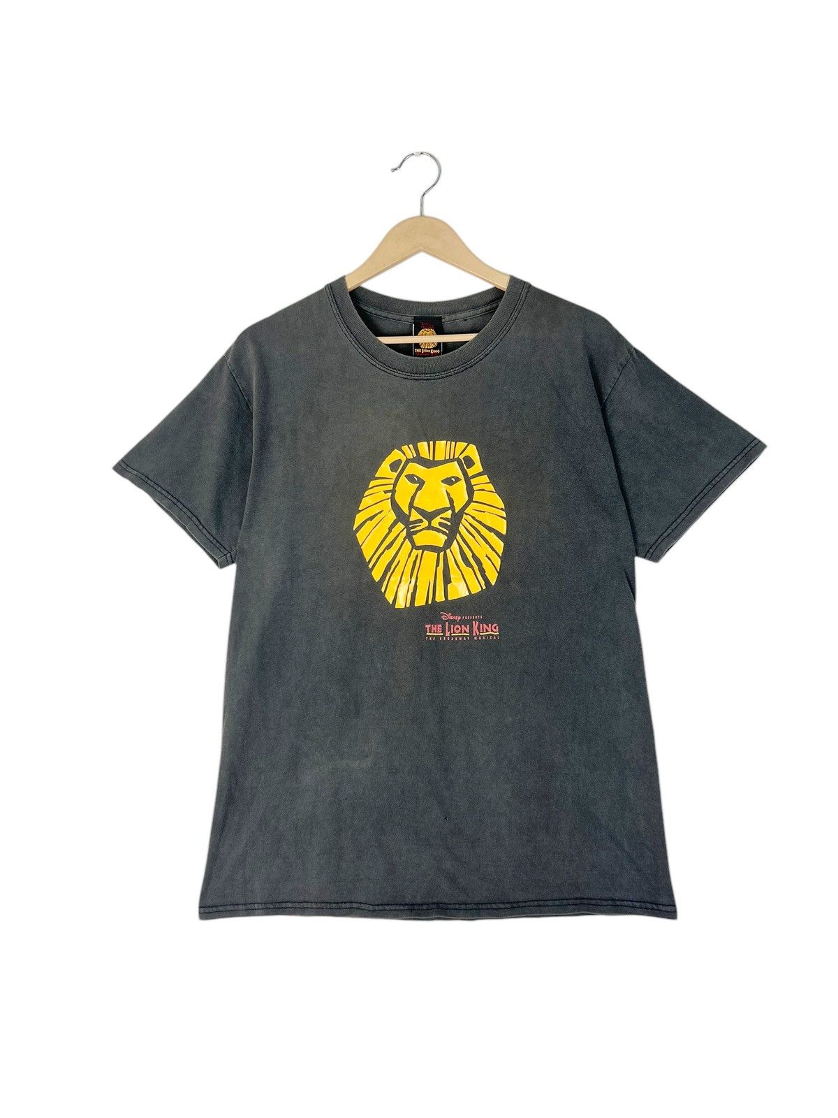Vintage Vintage 90s The Lion King Promo T Shirt Black Faded tee Size US M / EU 48-50 / 2 - 1 Thumbnail