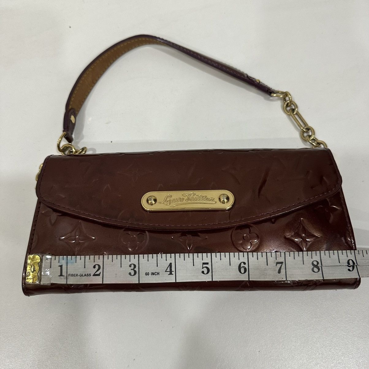 Louis Vuitton ‼️LASTDROP‼️LOUIS VUITTON AMARANTE VERNIS SUNSET BOULEVARD BAG Size ONE SIZE - 8 Thumbnail