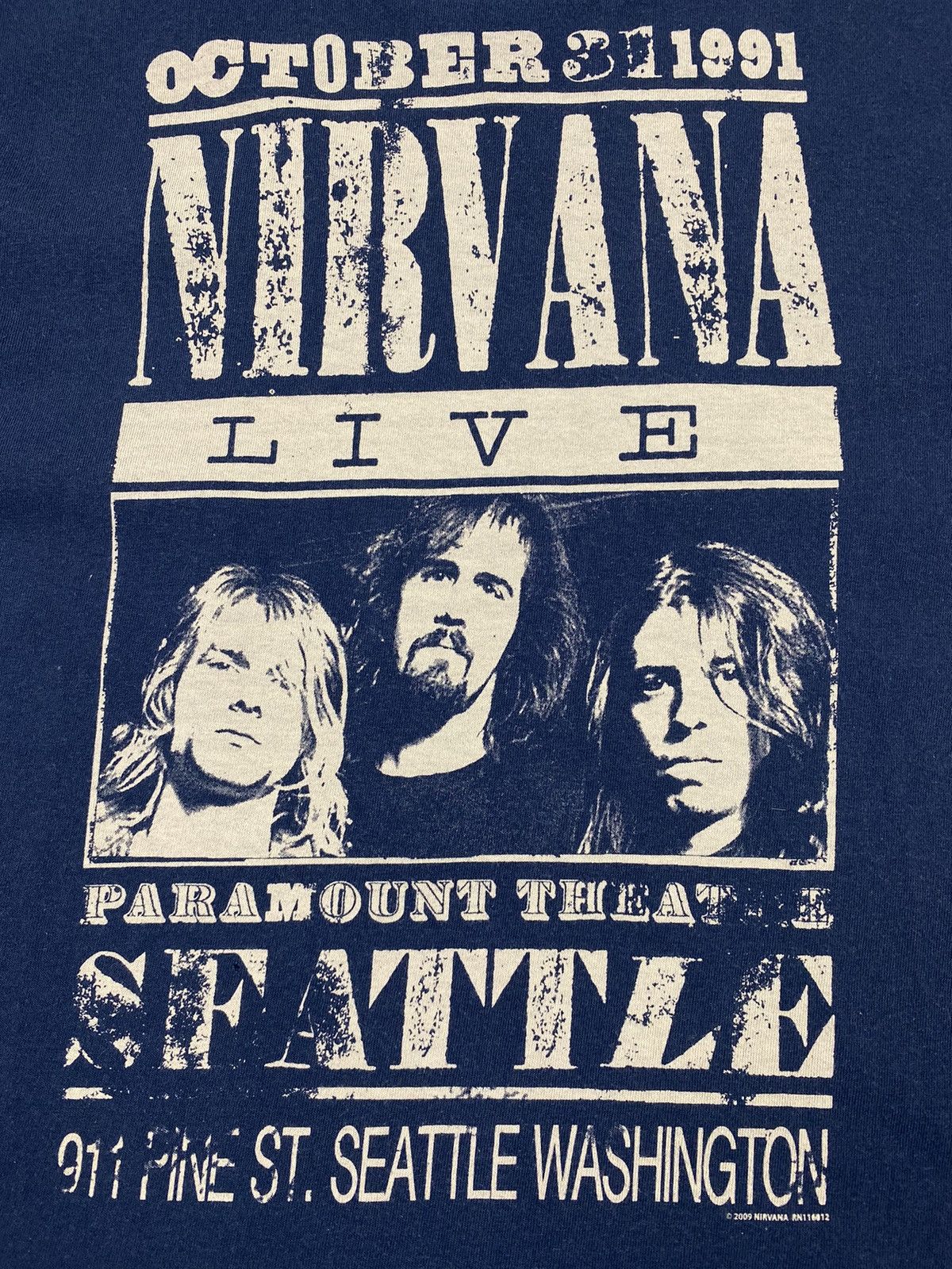 Band Tees 2009 Nirvana Band ‘91 Poster Promo Graphic Tee Size US M / EU 48-50 / 2 - 4 Thumbnail