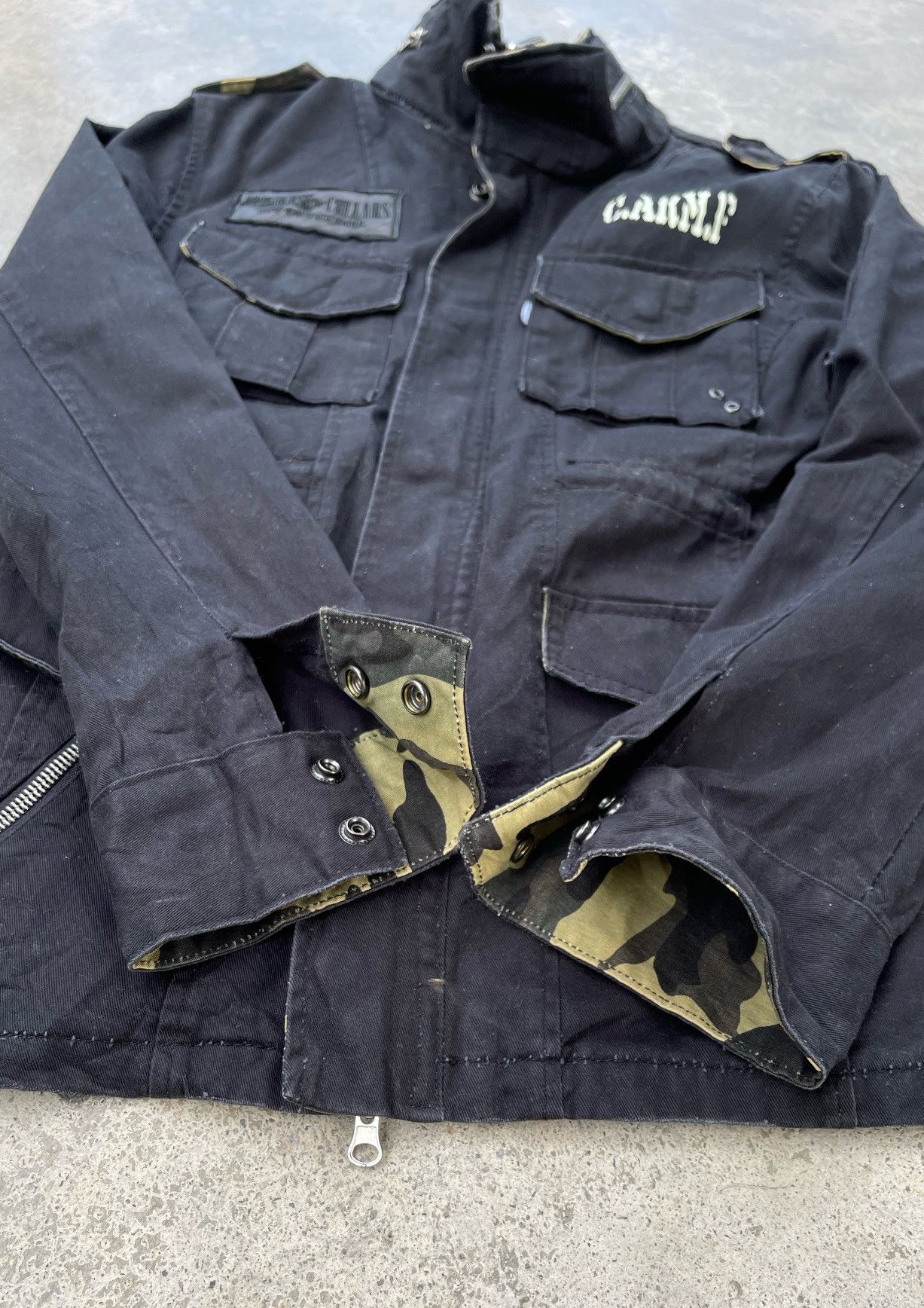 If Six Was Nine 🔥Vintage Jack Rose Punk Embroidered Logo M65 Field Jacket Size US M / EU 48-50 / 2 - 12 Thumbnail