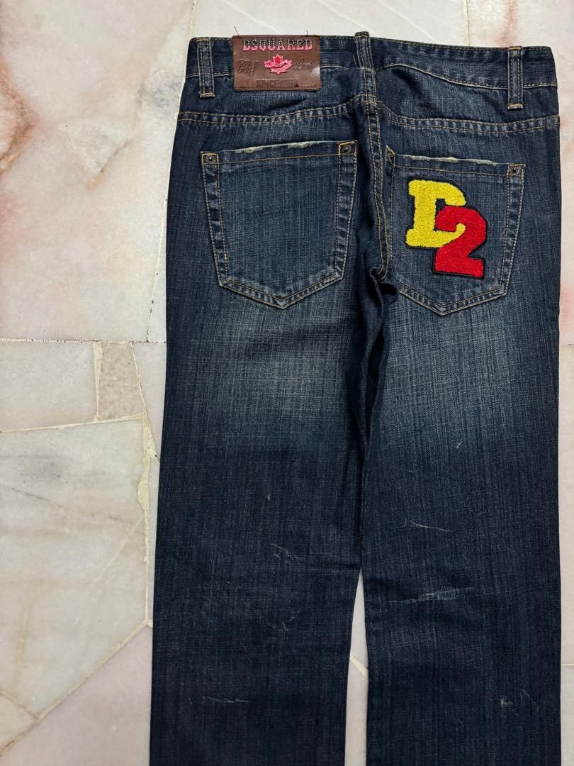 Japanese Brand 💥DSQUARED INSPIRED RUSTY MUDWASH DARK DENIM JEANS Size US 29 - 17 Thumbnail