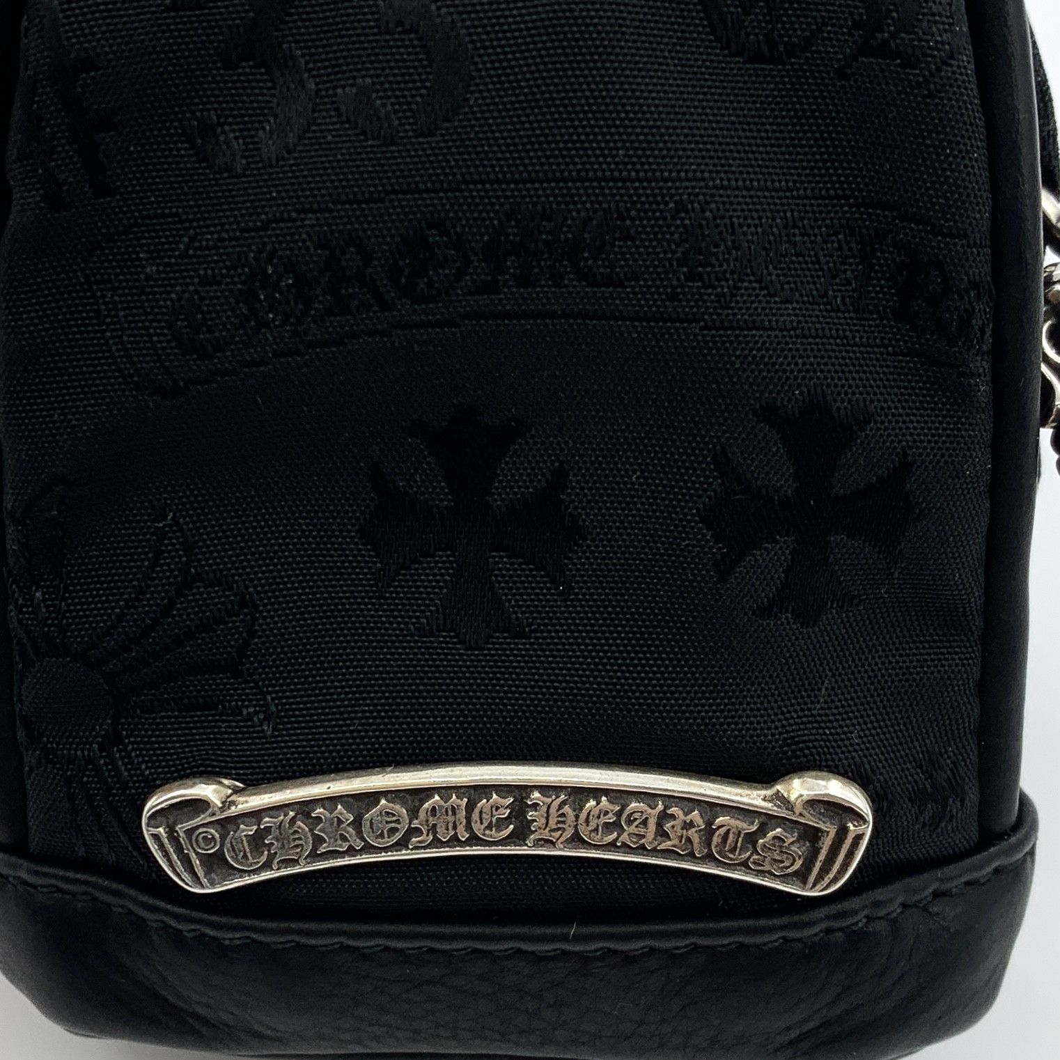Chrome Hearts Chrome Hearts Cross Scroll Wrist Pouch Size ONE SIZE - 3 Thumbnail