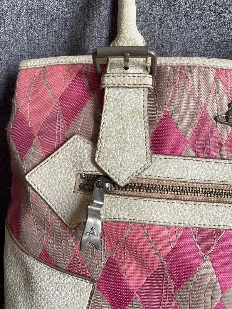 Vivienne Westwood Vivienne Westwood size os Classic pink checkered leather sh Size ONE SIZE - 5 Thumbnail