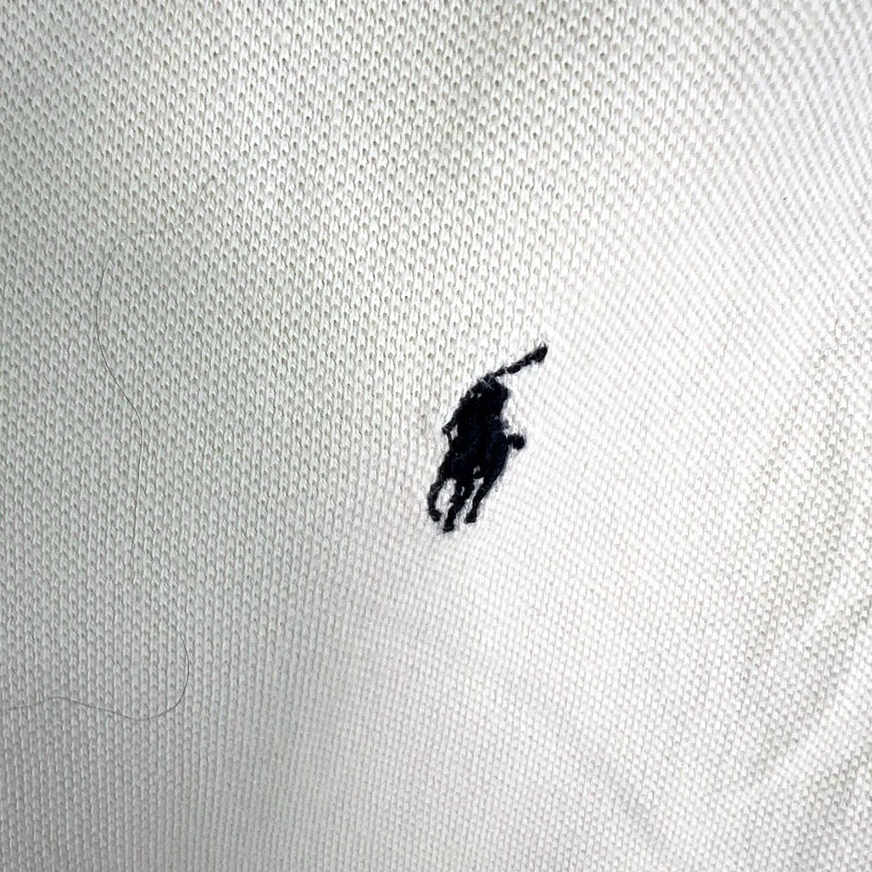 Ralph Lauren VINTAGE Ralph Lauren Polo Shirt Long Sleeve Mens XL White Casual Classic 90s Size US XL / EU 56 / 4 - 3 Thumbnail
