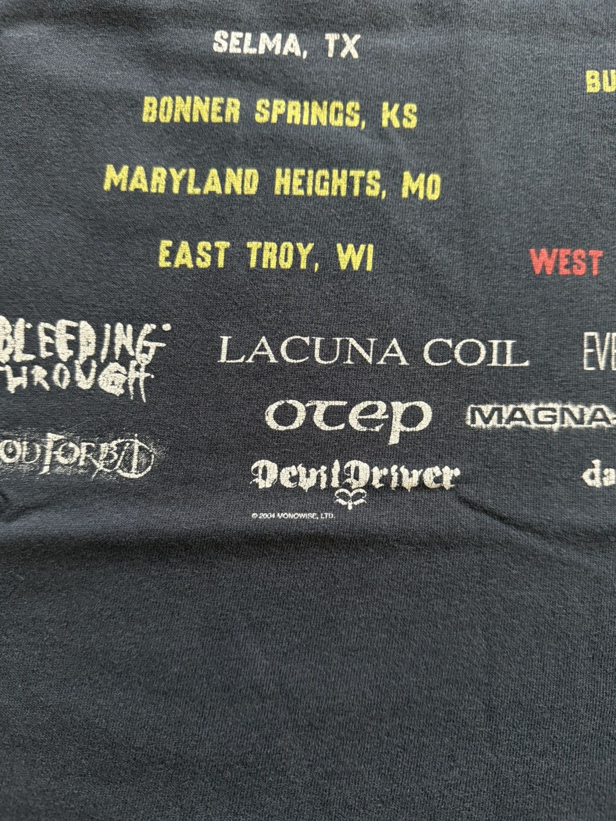 Band Tees × Ozzy Osbourne × Vintage Vintage ozzfest tour t-shirt 2004s Size US L / EU 52-54 / 3 - 6 Thumbnail
