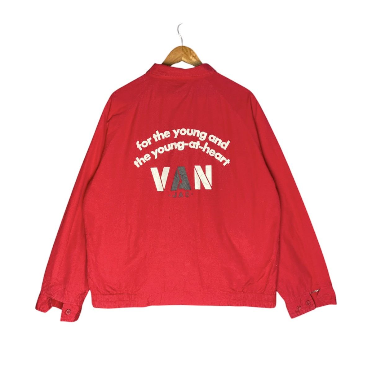 Japanese Brand Vintage Van Jac Bomber jacket Size US L / EU 52-54 / 3 - 1 Thumbnail