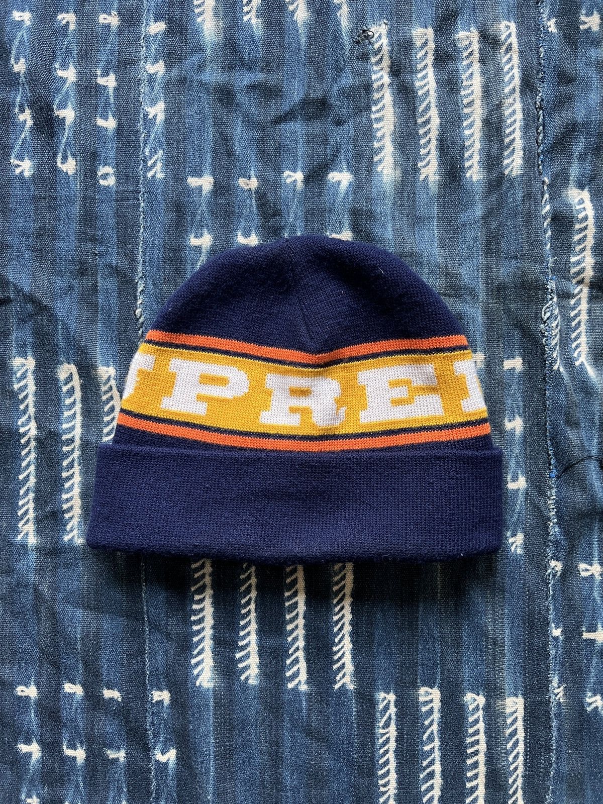 Supreme Supreme OG Jacquard Logo Beanie 2000s Size ONE SIZE - 1 Thumbnail