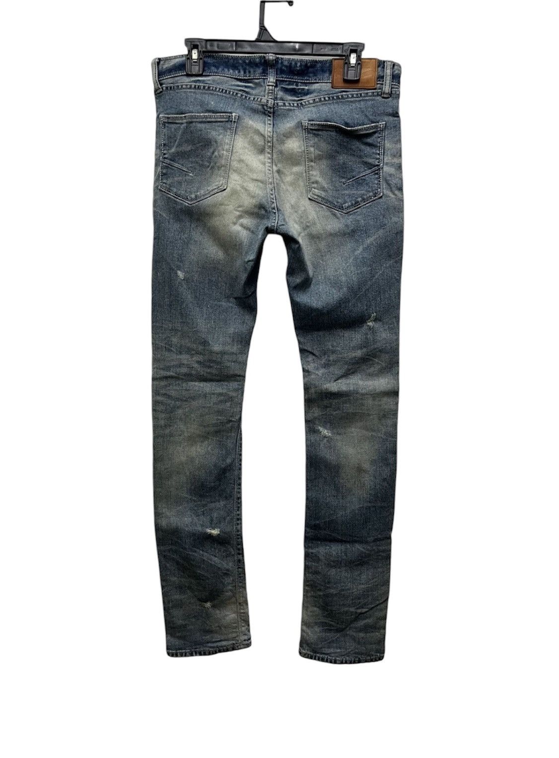 Japanese Brand Gostar De Fuga Japan Skinny Rusty Distressed Denim Pants Size US 33 - 2 Thumbnail