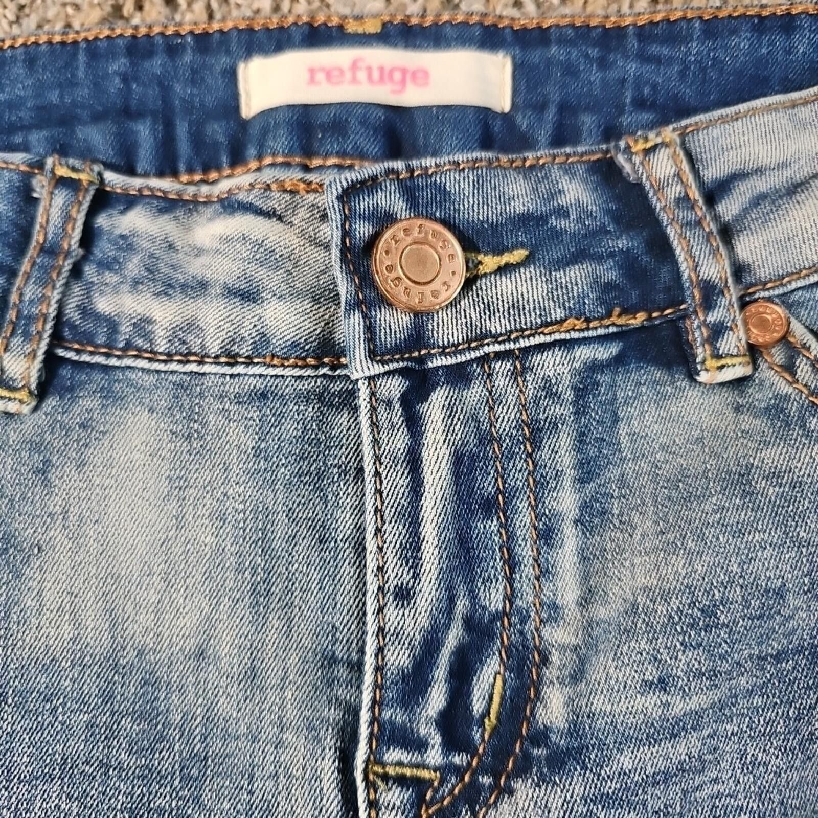 Other Refuge Sz 4 Cuffed Jean Shorts Size 27" / US 4 / IT 40 - 2 Thumbnail