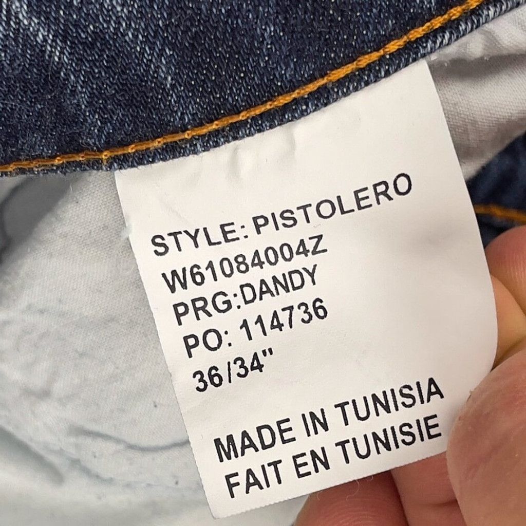 Tiger of Sweden TIGER OF SWEDEN Pistolero Dandy Mid Waist Tapered Jean Sz 36 Size US 36 / EU 52 - 9 Thumbnail