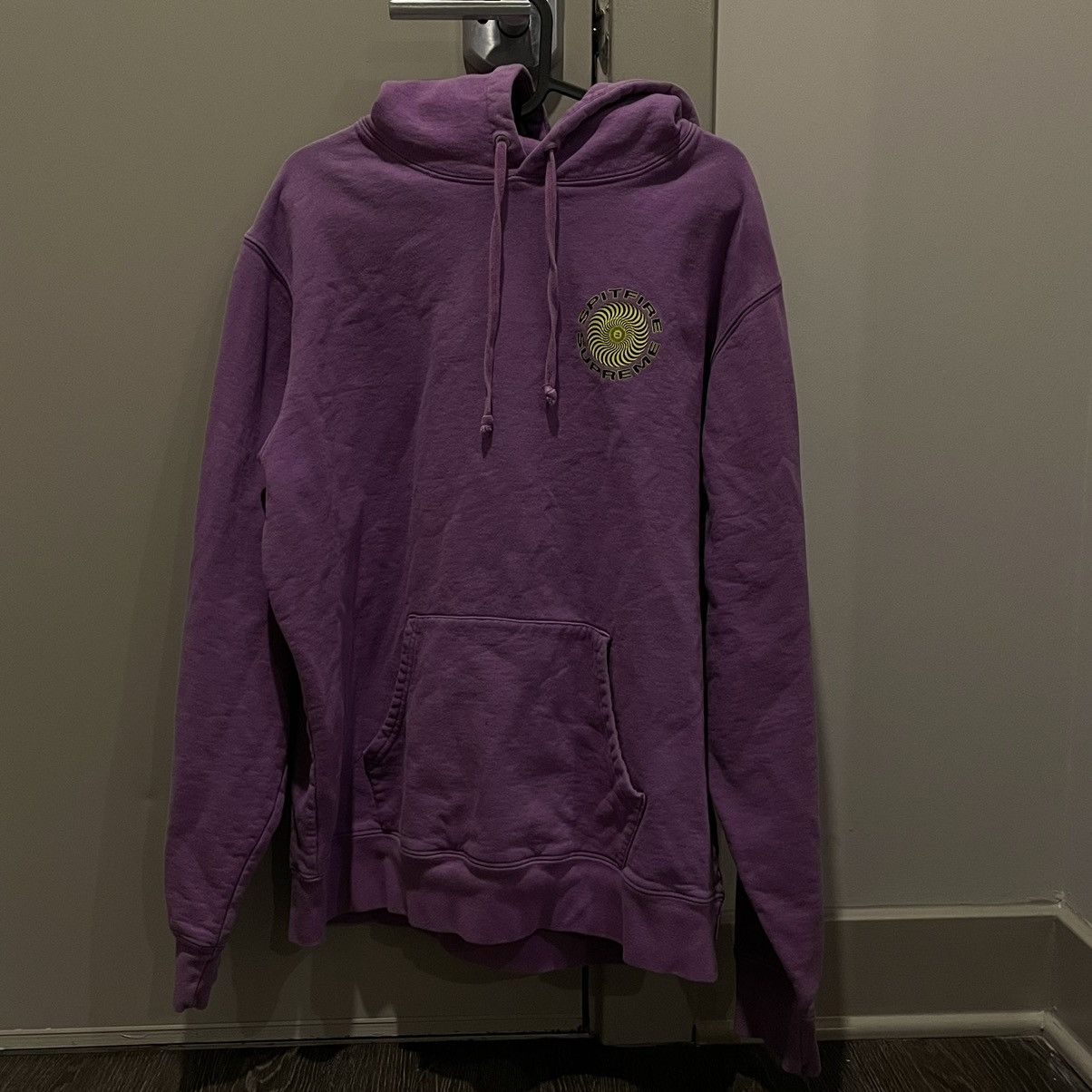 Supreme Supreme Spitfire Hoodie Hooded Sweatshirt Purple Size L | Grailed