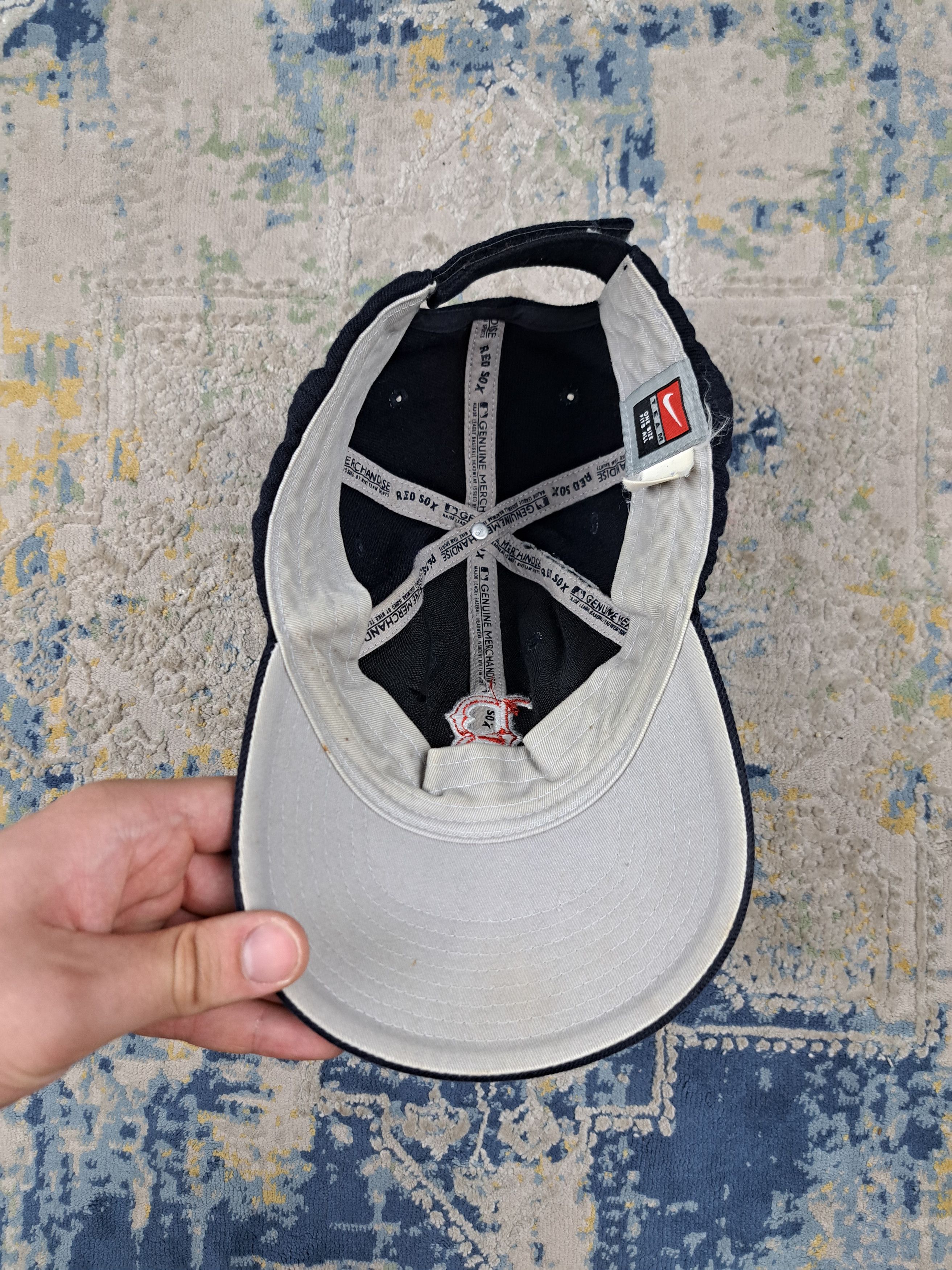 Nike Vintage 90s Nike x Boston Red Sox Baseball MLB Cap Hat Size ONE SIZE - 5 Thumbnail