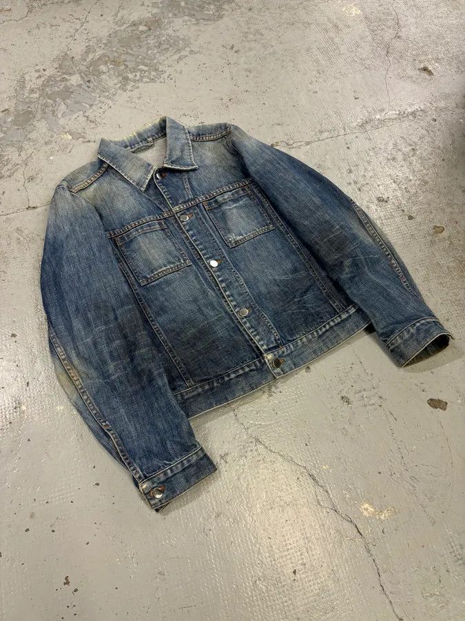 Prada AW2004 Prada Light Blue Denim Cargo Pocket Jacket Size US M / EU 48-50 / 2 - 4 Thumbnail