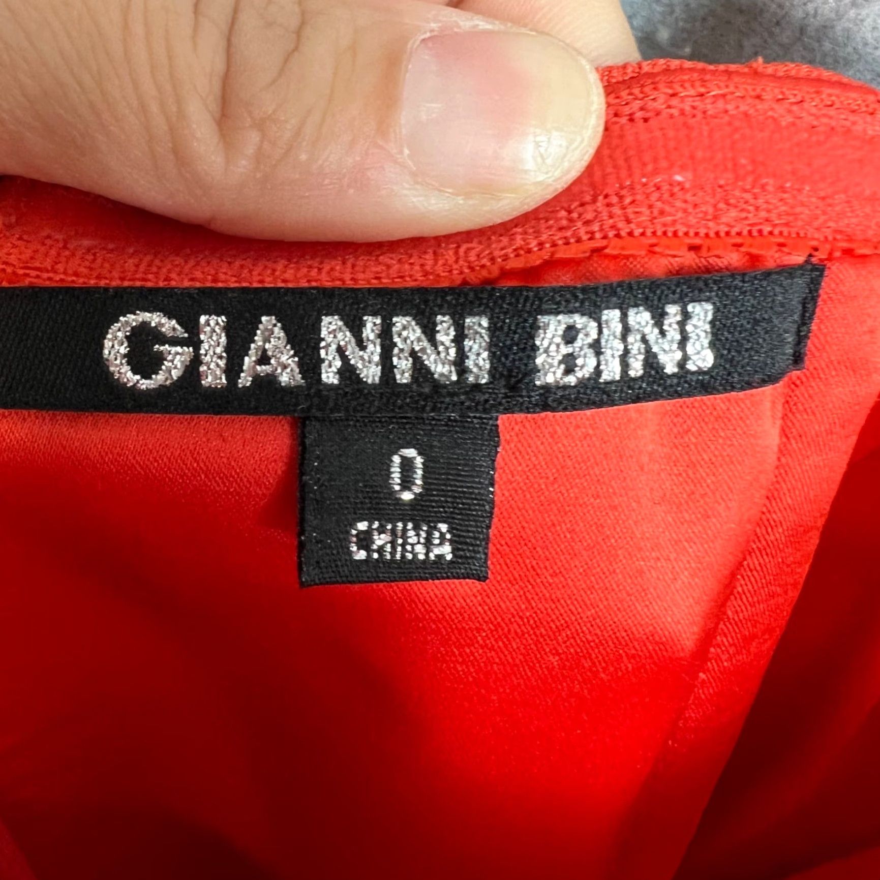 Vintage Gianni Bini Womens Dress Mini Sleeveless Red 0 Polyester Sleeveless Bodycon Adult Womens 0 Red Size XS / US 0-2 / IT 36-38 - 3 Thumbnail