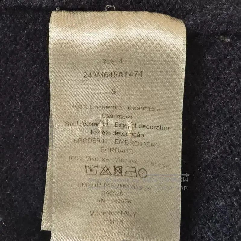 Other Dior Men's Black Wool Pullover Sweater . Size US S / EU 44-46 / 1 - 5 Thumbnail