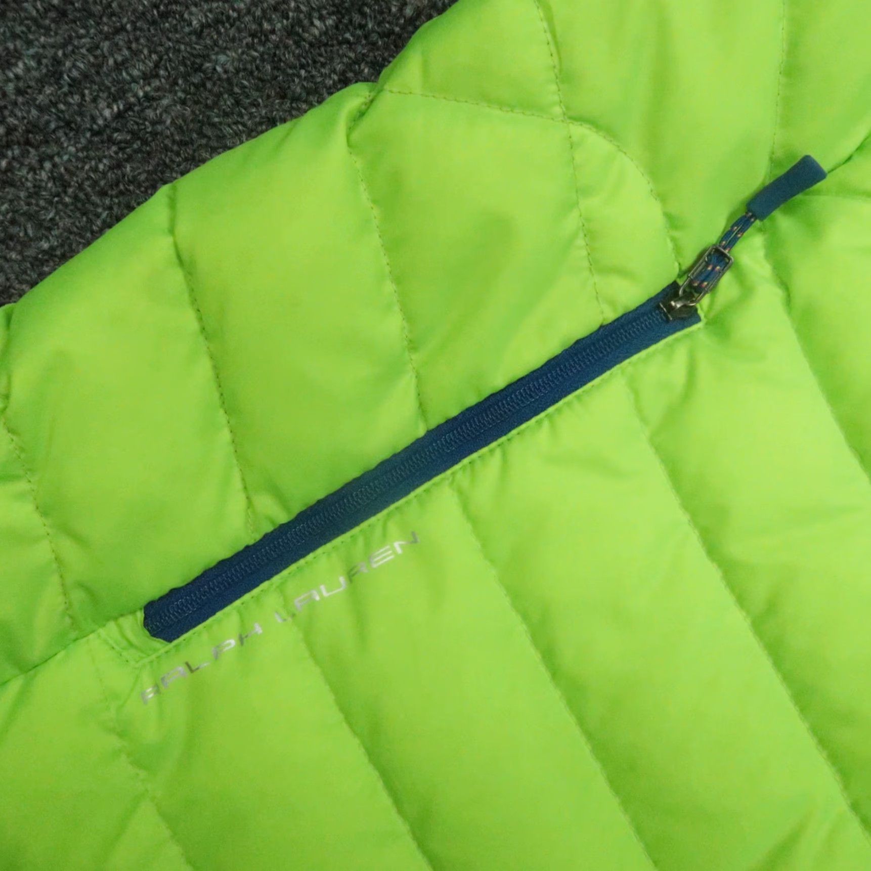 RLX Ralph Lauren RLX Ralph Lauren Vest Mens Medium Green Down Insulated Full Zip Pockets Puffer Size US M / EU 48-50 / 2 - 5 Thumbnail