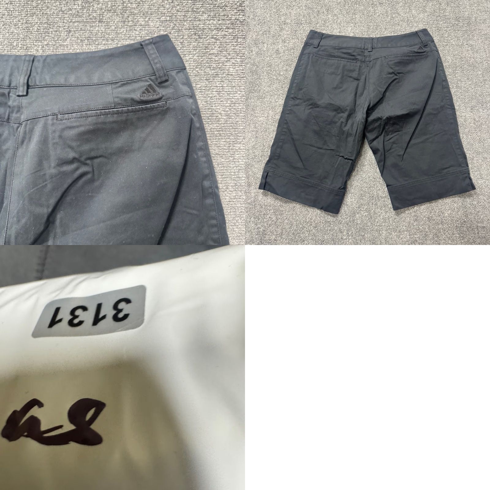 Stella McCartney Adidas Shorts Women Size 8 Active Wear Golf Athletic Stretch Cotton Blend Gray Black Size 30" / US 8 / IT 44 - 9 Thumbnail