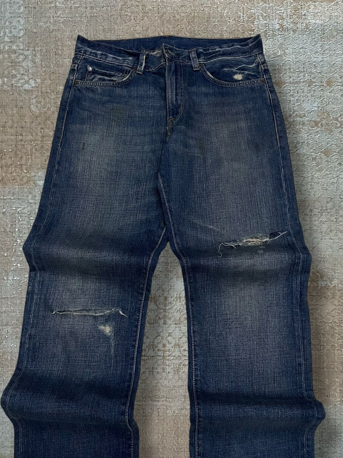 Ralph Lauren Vintage Designer Ralph Lauren Denim&Supply Distressed Style Size US 33 - 3 Thumbnail