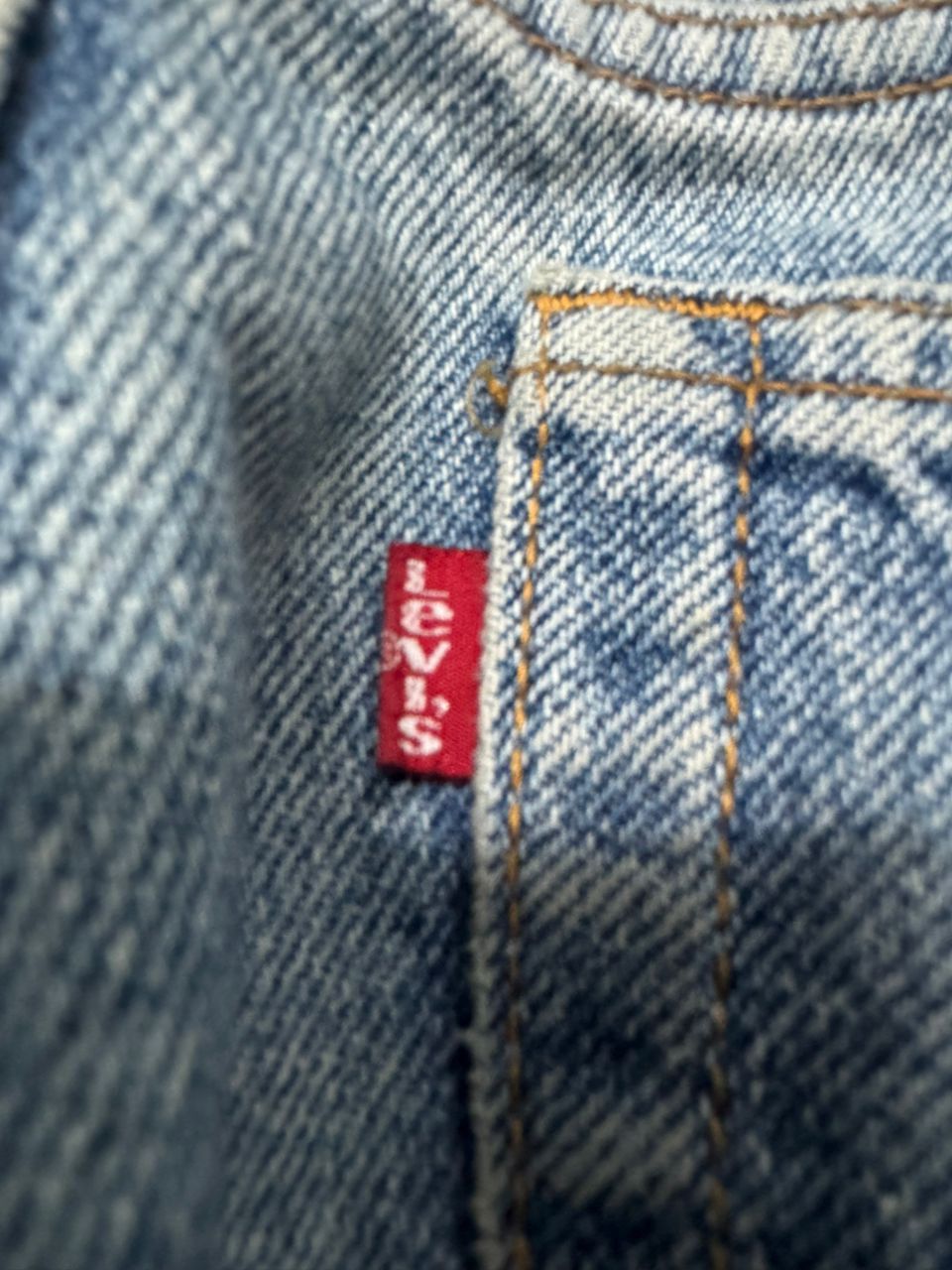 Levi's VINTAGE 1991s LEVI’S 555 STONE WASHED BLUE JEAN VERY RARE Size US 31 - 16 Thumbnail