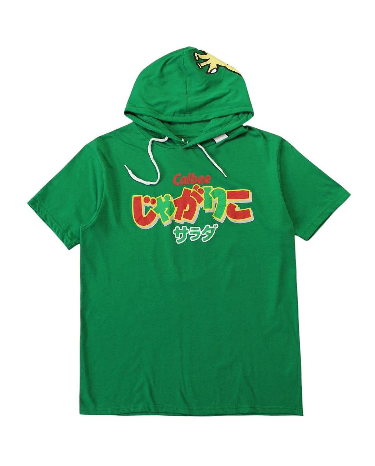 Hysteric Glamour OKASHI COLLABO CALBEE SHORT SLEEVE HOODIE Size US XL / EU 56 / 4 - 1 Thumbnail