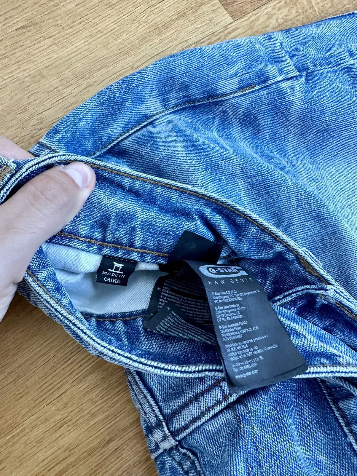 Faded Denim G-star Y2K Style Jeans