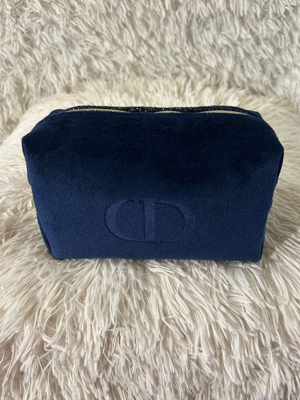 Dior CD Christian Dior Beauty Blue Makeup Cosmetics Bag / Pouch Size ONE SIZE - 3 Thumbnail