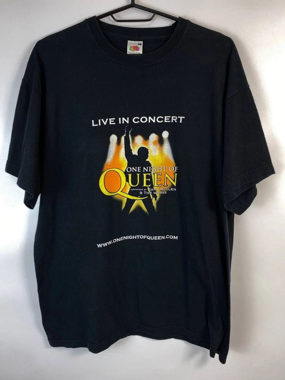Fruit Of The Loom Queen Freddie Mercury Tour Stage Official Tee T-Shirt Mens L Size US L / EU 52-54 / 3 - 1 Thumbnail