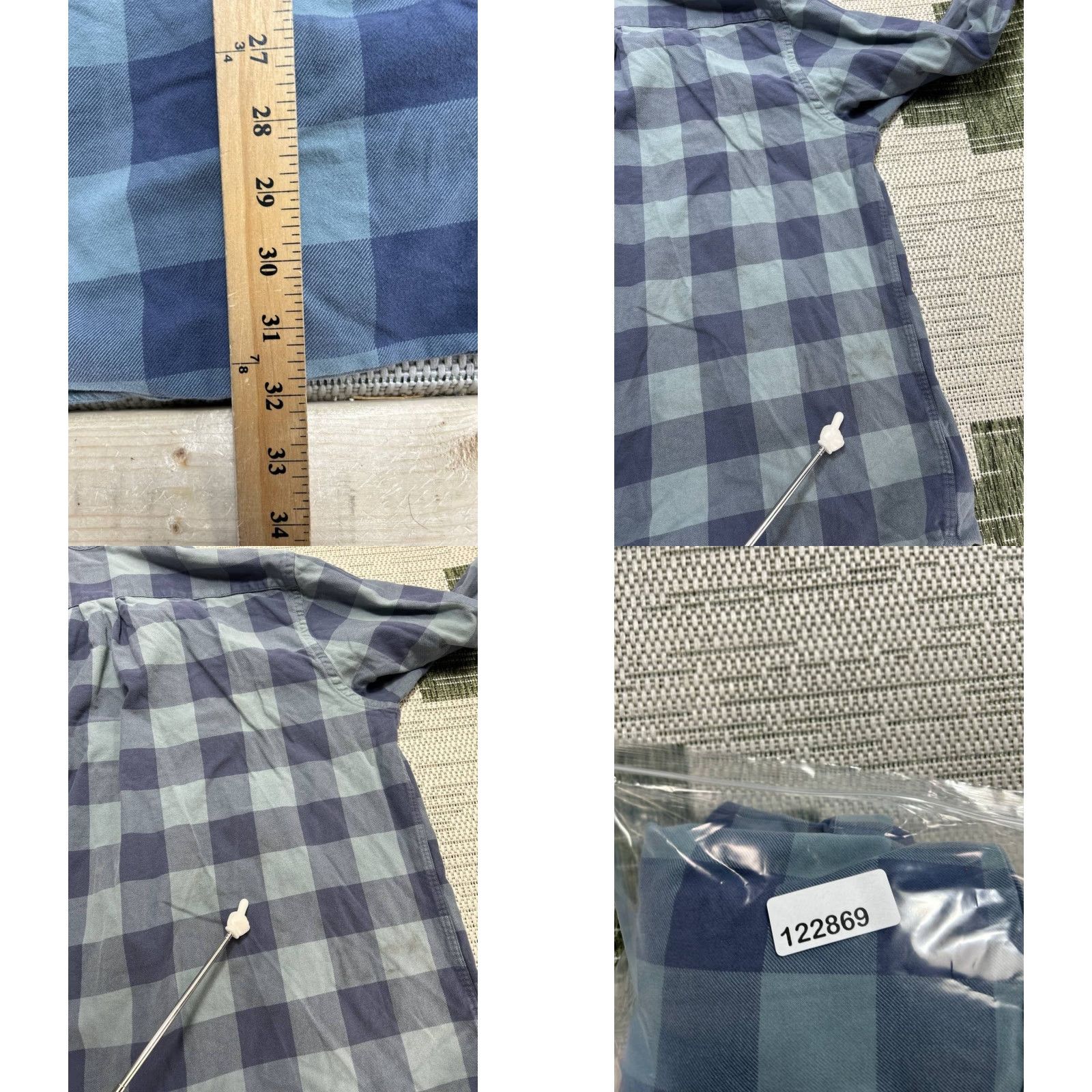 Brooks Brothers VINTAGE Brooks Brothers The Original Polo Shirt Mens XL Blue Cotton Flannel Button Down Size US XL / EU 56 / 4 - 9 Thumbnail