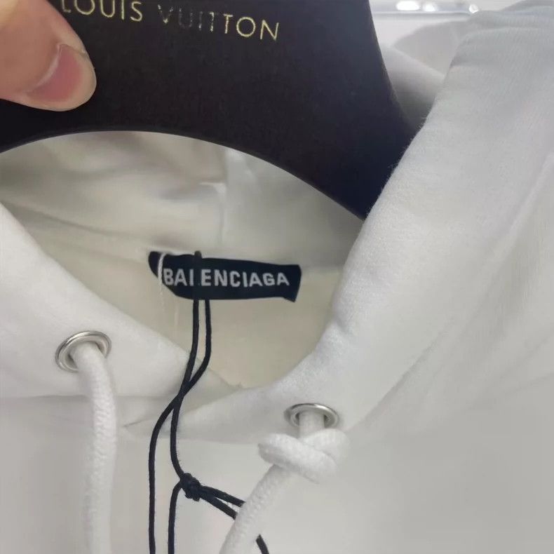 Balenciaga Balenciaga white cola front and back logo hoodie-2506 Size US XS / EU 42 / 0 - 3 Thumbnail