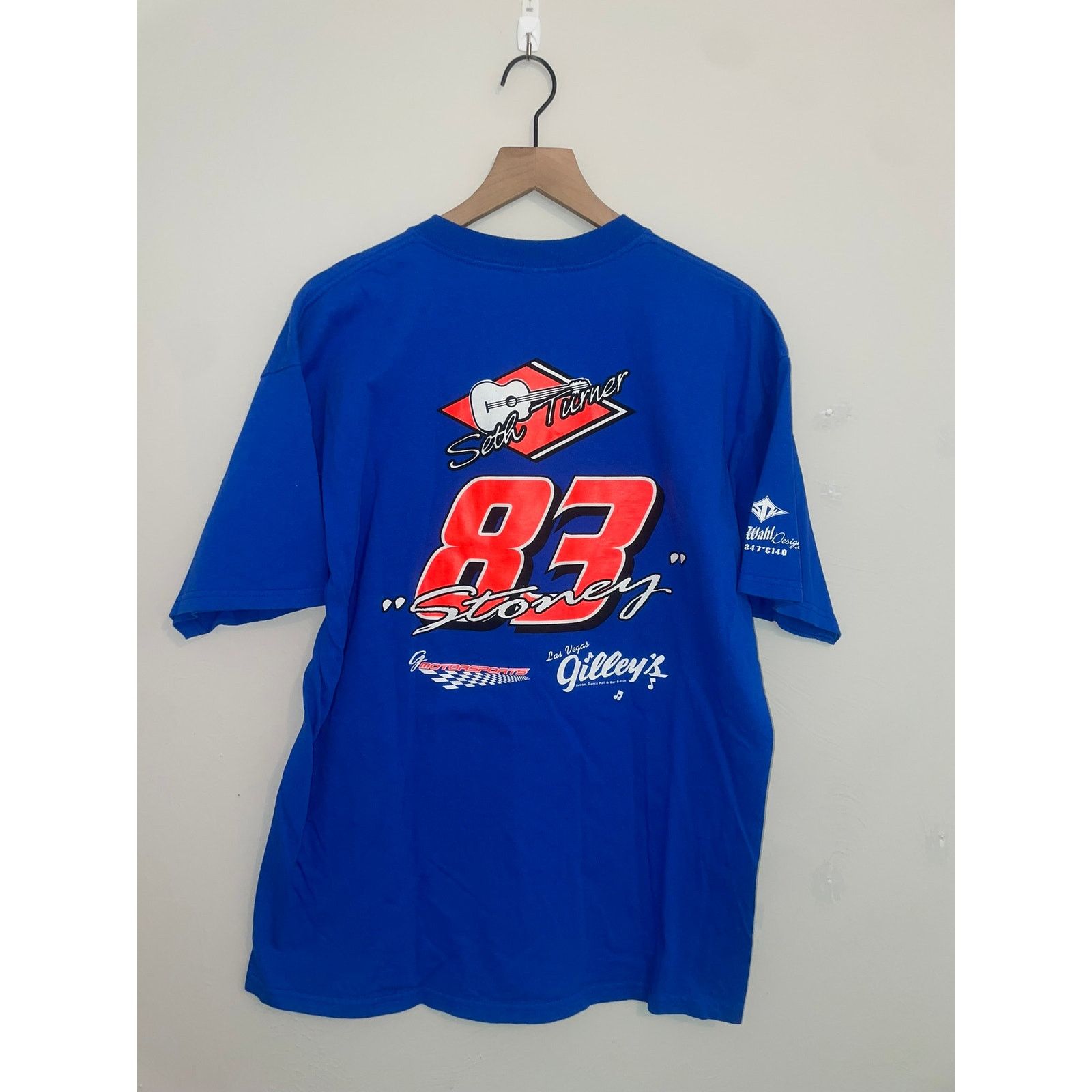 Gildan Vintage Seth Turner Shirt Stoney 83 Las Vegas Gilleys Tee XL Size US XL / EU 56 / 4 - 1 Thumbnail