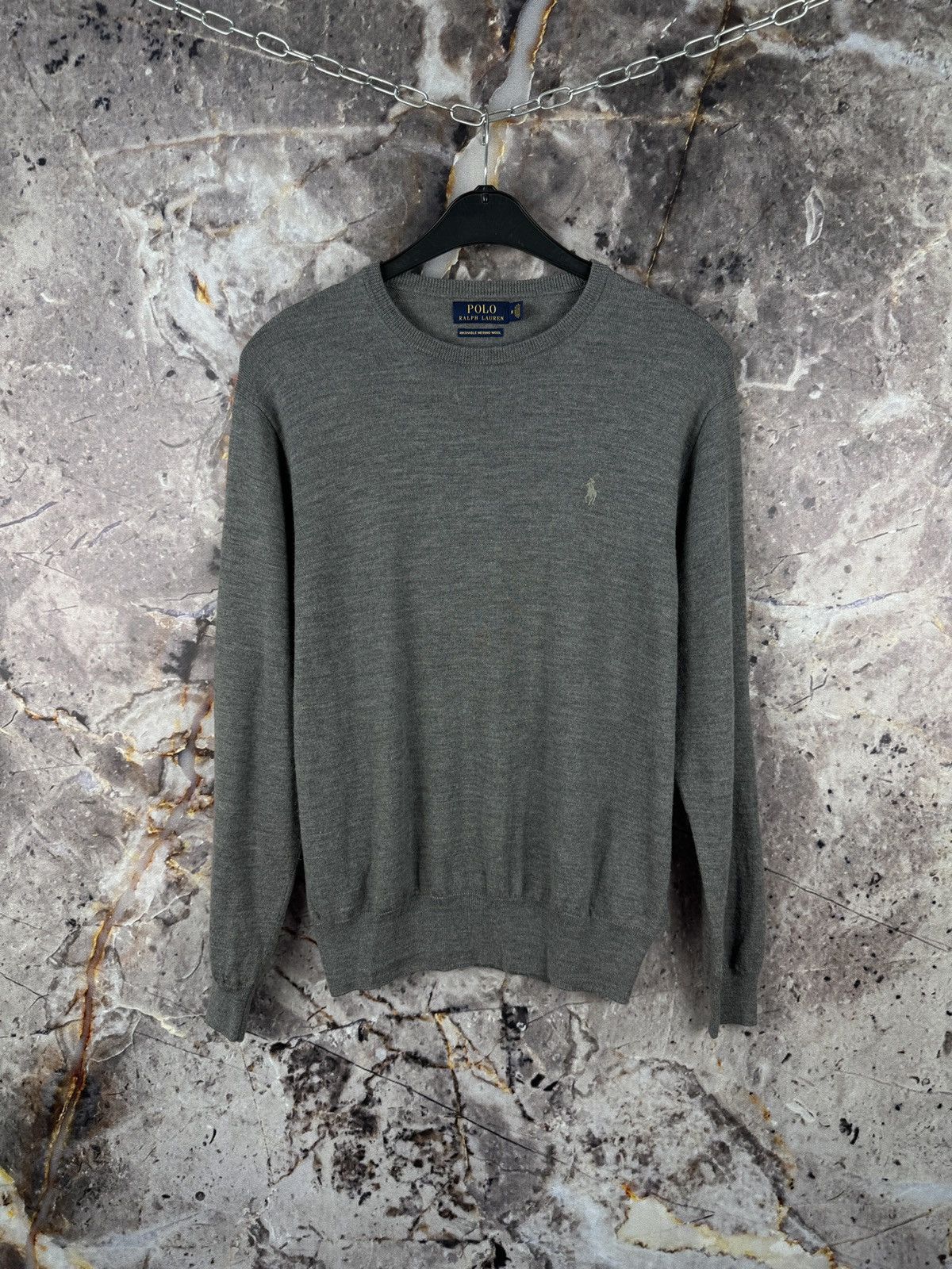 Polo Ralph Lauren Men’s Polo Ralph Lauren Pullover Merino Wool Size Medium Size US M / EU 48-50 / 2 - 1 Thumbnail