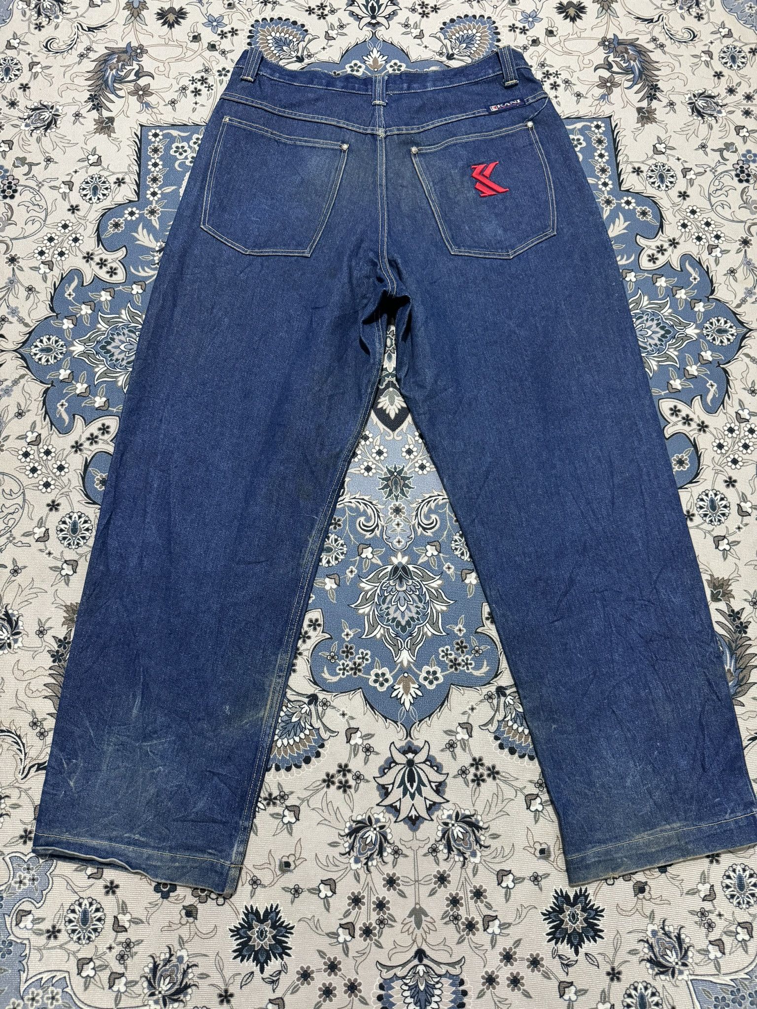 Karl Kani × Vintage Vintage 90's Karl Kani Tupac Baggy Skateboard Hip Hop Jeans Size US 38 / EU 54 - 2 Thumbnail