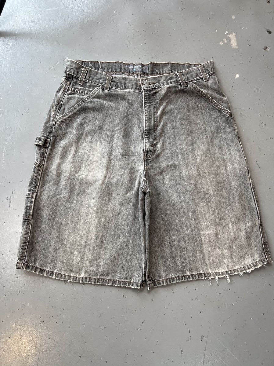Levi's × Vintage Vintage Levi’s silvertab loose fit denim jort Size US 36 / EU 52 - 1 Thumbnail