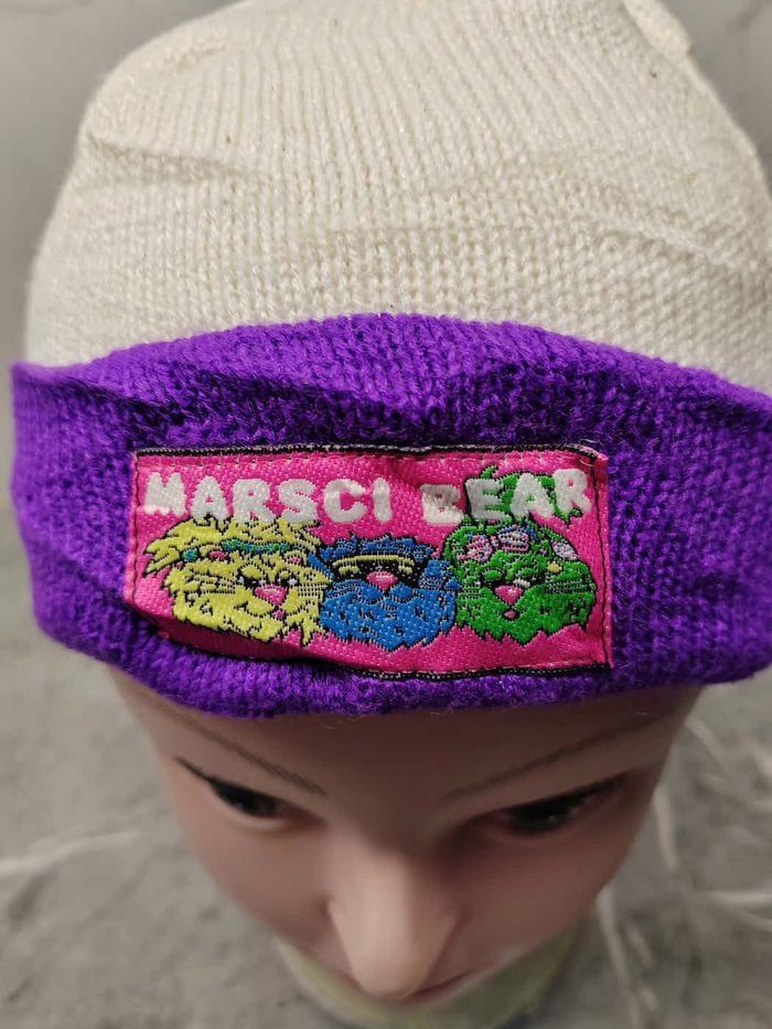 Japanese Brand Vintage Marsci Bear Beanie Size ONE SIZE - 2 Thumbnail