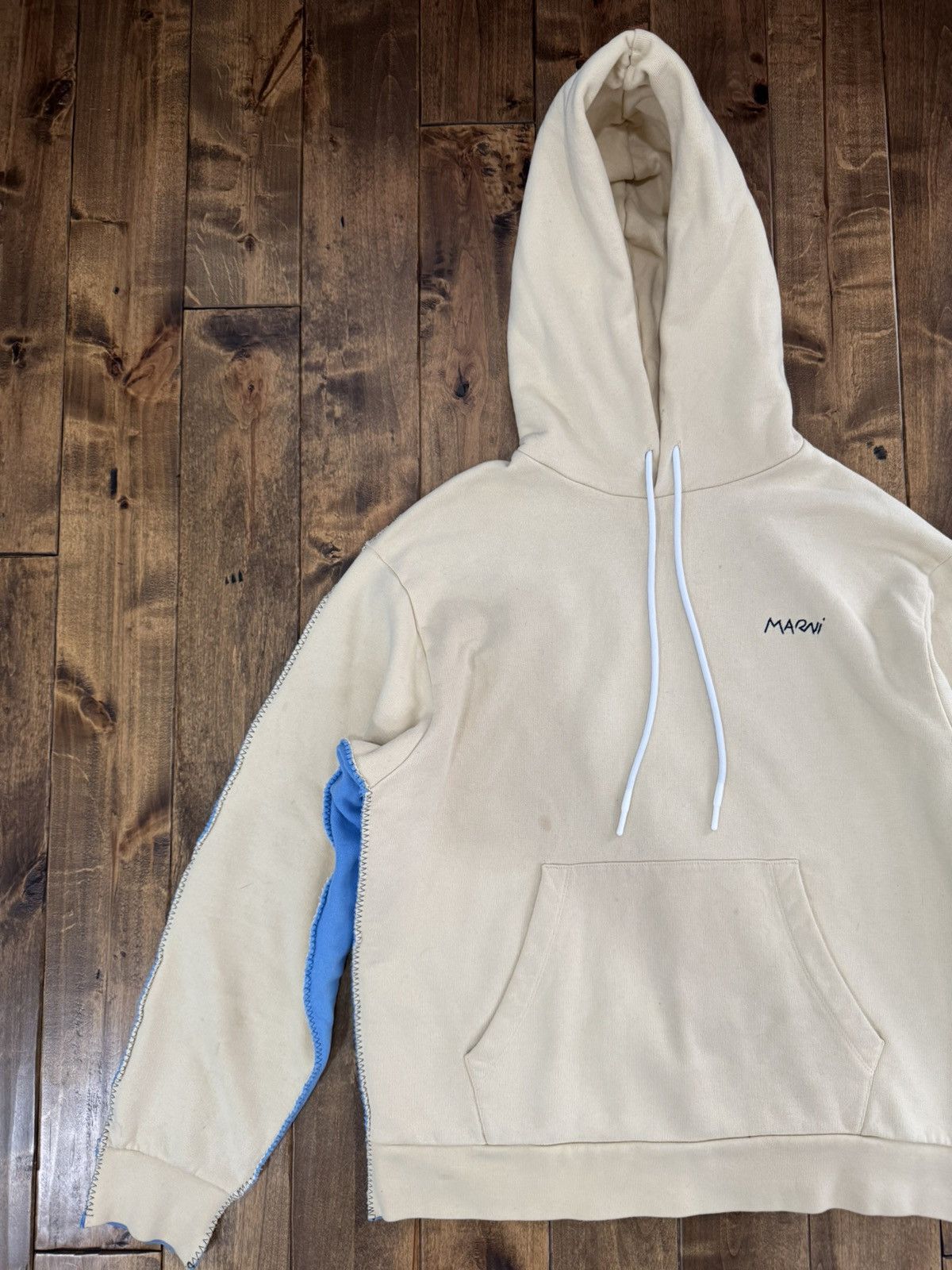 Marni Marni two tone hoodie Size US S / EU 44-46 / 1 - 5 Thumbnail