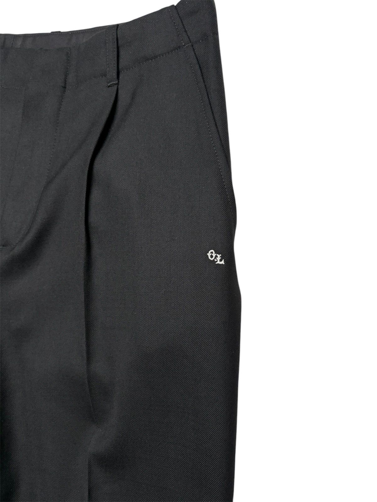 Our Legacy Borrowed Chino in Black Panama Wool Size US 30 / EU 46 - 5 Thumbnail