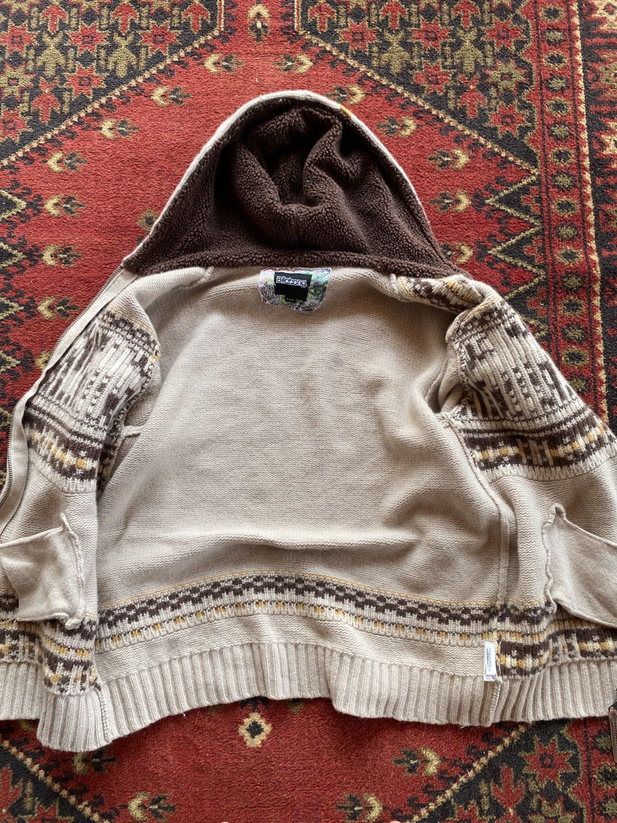 Billabong × Karl Kani Billabong Jesse Pinkman Style Zip Sweater Hip Hop Size US XL / EU 56 / 4 - 9 Thumbnail