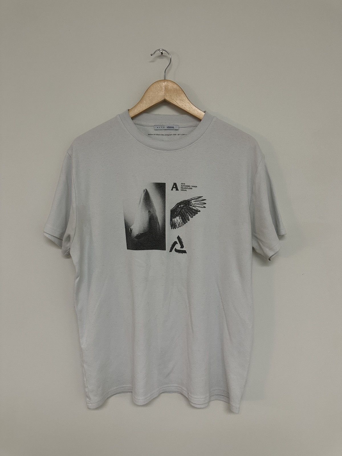 image of Alyx Mmw Diary Tee Size XL in White, Men's