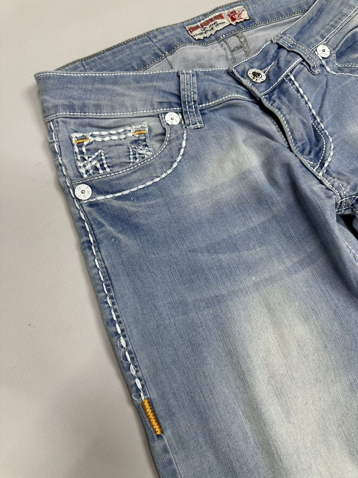 True Religion Vintage True Religion Slim Pants Distressed Y2k Japanese GOA Size 27" / US 4 / IT 40 - 7 Thumbnail