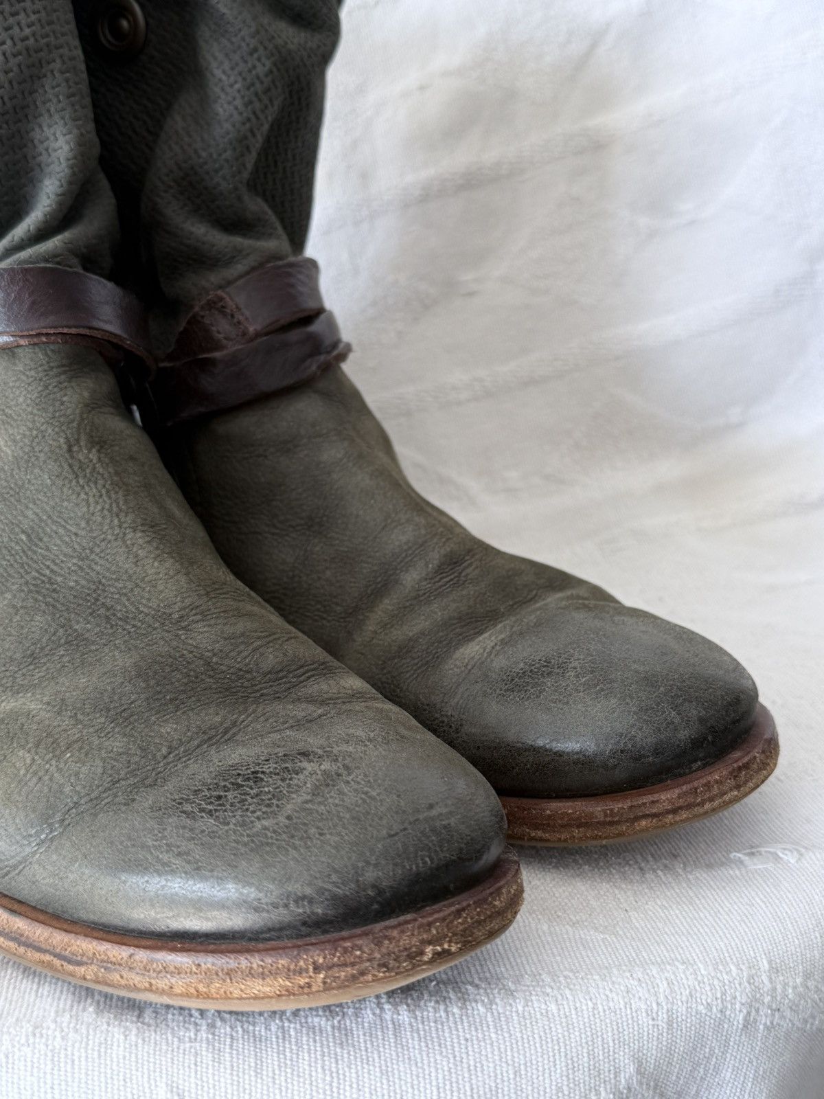 A.S.98 Avant Garde A.S. 98 14th Addiction Style Leather Boots Size US 8 / EU 41 - 7 Thumbnail