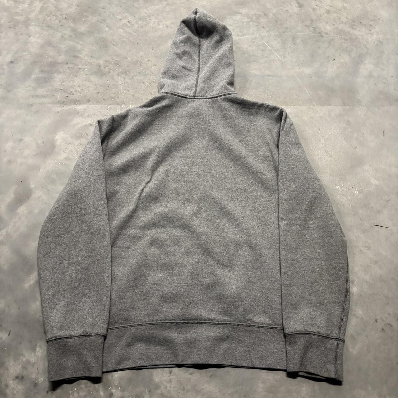 Japanese Brand × Vintage Crazy Vintage Y2K/2000s Grey Blank Streetwear Essential Zip Up Hoodie! Size US L / EU 52-54 / 3 - 7 Thumbnail